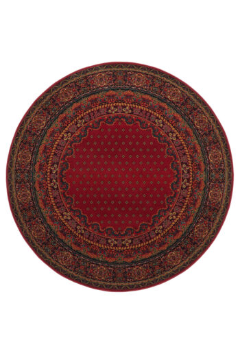 Kusový koberec POLONIA Baron Burgund 2 - Kruh Ø 135 cm