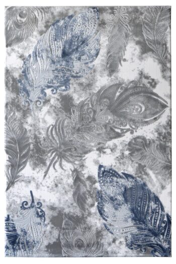 Kusový koberec Vals 8004 navy grey 80x150 cm