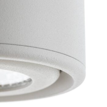 LED Downlight Anzio, výkyvné, biele