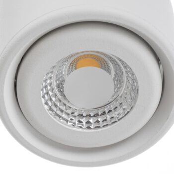 LED Downlight Anzio, výkyvné, biele