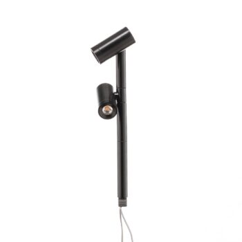 LED Duo Spot 2x3 W ww 170 mm čierna