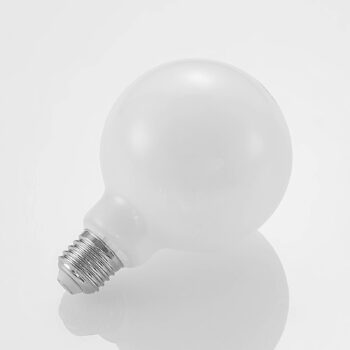 LED E27 4W 2 700K G95 Globe, stmievateľná, opál