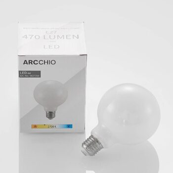LED E27 4W 2 700K G95 Globe, stmievateľná, opál