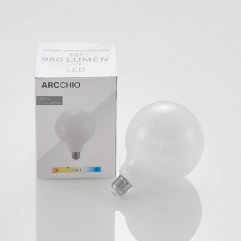 LED E27 8W 2 700K G125 Globe, stmievateľná, opál