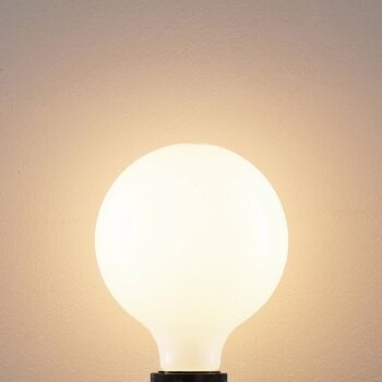 LED E27 8W 2 700K G125 stmievateľná opál sada 3ks