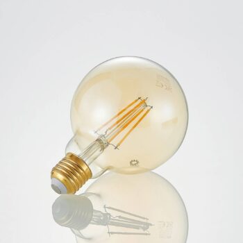 LED E27 G95 6,5W 2 500 K jantár 3-krokový stmievač