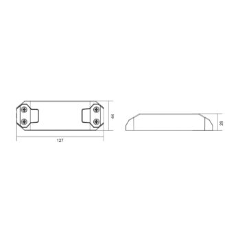 LED budič Basic, DIM, CC, D35020UF/20W