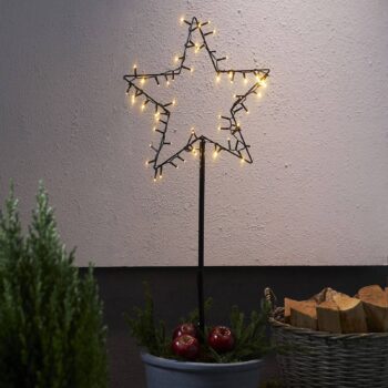 LED dekoračná hviezda Spiky, na batérie
