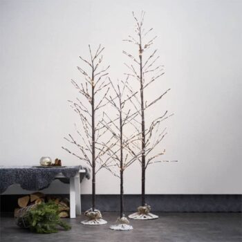 LED dekoračný strom Tobby Tree IP44 hnedý výška 150cm