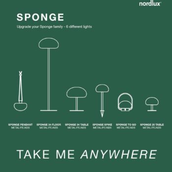 LED dekoratívne svetlo Sponge prívesok s dobíjacou batériou
