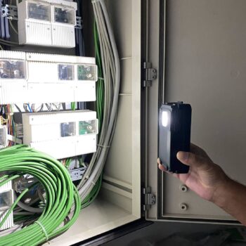 LED dobíjací reflektor Veddel 50 W + 3W prídavné svetlo