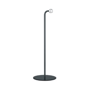 LED dobíjacia stolová lampa Maxi, čierna, kovová, stmievateľná, 36 cm