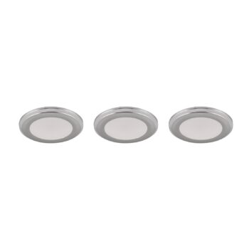 LED downlight Argus RGBW remote 3 ks chróm