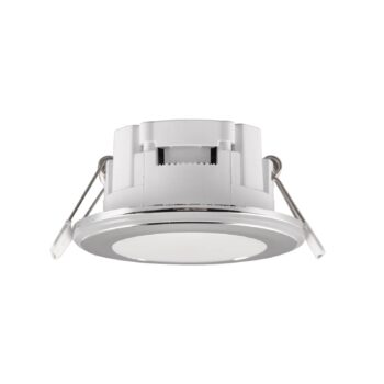 LED downlight Argus RGBW remote Ø 8 cm chróm