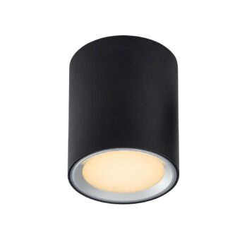 LED downlight Fallon long 3-step-dim čierna/oceľ
