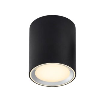 LED downlight Fallon long 3-step-dim čierna/oceľ
