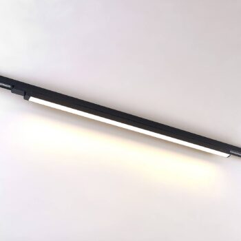 LED koľajnicové svetlo Arcchio Harlow, čierne, 109 cm, 3 000 K