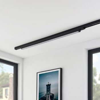 LED koľajnicové svetlo Arcchio Harlow, čierne, 109 cm, 4 000 K