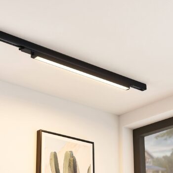 LED koľajnicové svetlo Arcchio Harlow, čierne, 69 cm, 3 000 K