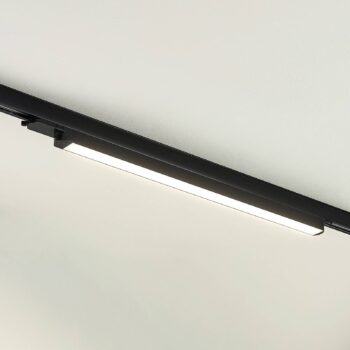LED koľajnicové svetlo Arcchio Harlow, čierne, 69 cm, 4 000 K