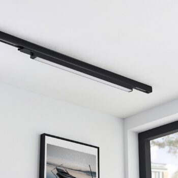 LED koľajnicové svetlo Arcchio Harlow, čierne, 69 cm, 4 000 K