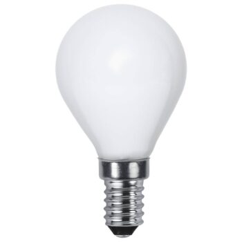 LED kvapková žiarovka E14 2 700 K opál Ra90 3 W