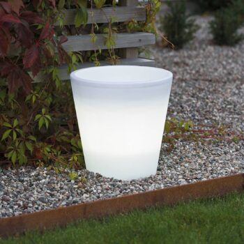 LED kvetináč Assisi osvetľuje Ø 28 cm