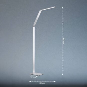 LED lampa Geri snímačový stmievač CCT hliník
