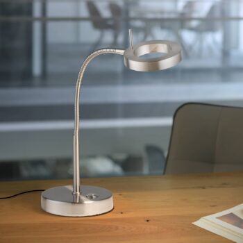 LED lampa Hensko ohybné rameno, dotykový stmievač