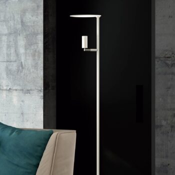 LED lampa Kelly, svetlá nastaviteľné biela/nikel
