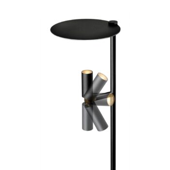 LED lampa Kelly svetlá nastaviteľné čierna/zlatá