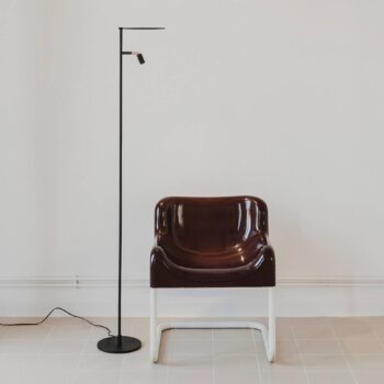 LED lampa Kelly svetlá nastaviteľné čierna/zlatá