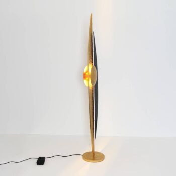 LED lampa La Presa nepriama zlatá/čierna/hnedá