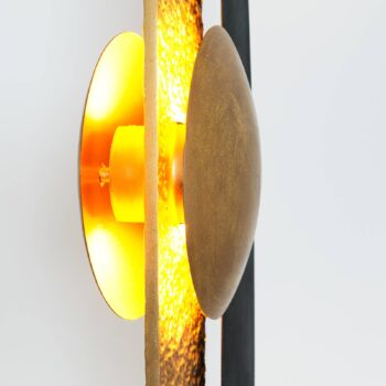 LED lampa La Presa nepriama zlatá/čierna/hnedá