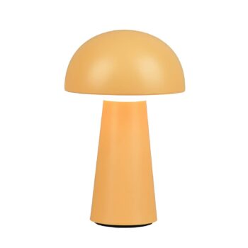 LED lampa Lennon IP44, batéria, stmievač, žltá