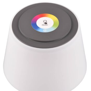 LED lampa Sanchez RGBW a stmievač antracitová