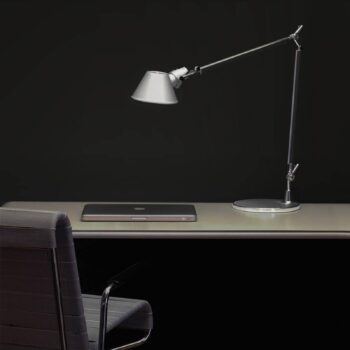LED lampa na písací stôl Artemide Tolomeo stmievač