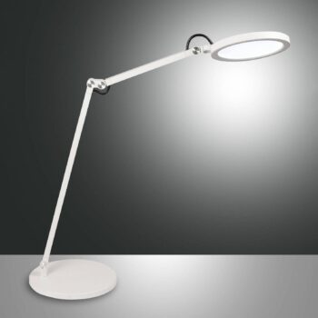LED lampa na písací stôl Regina stmievač, biela