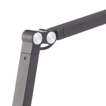 LED lampa na písací stôl Regina stmievač, čierna
