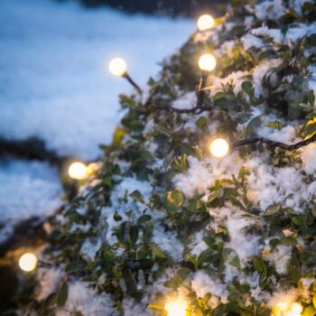 LED mini rozprávkové svetlá pre exteriér 80fl. teplá biela
