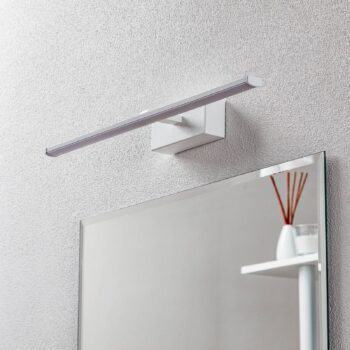 LED nástenná lampa Nala, biela, Š 50 cm