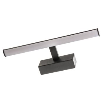 LED nástenná lampa Nala, čierna, Š 30 cm
