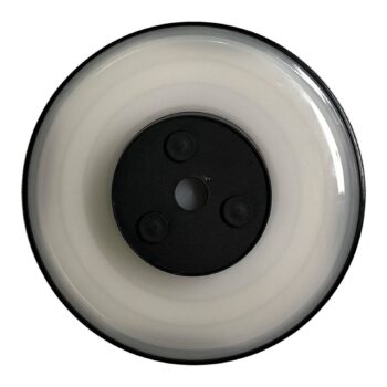 LED nástenné svetlo Disk, Ø 25 cm, čierne, plast, IP65, CCT