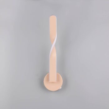 LED nástenné svetlo Ginko, piesok, kov, výška 45,5 cm