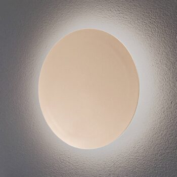 LED nástenné svetlo Orios Plus, zlaté, Ø 30 cm, oceľ