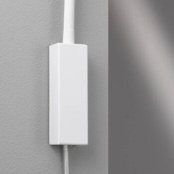 LED nástenné svetlo Sten, biele, výška 61 cm, ovládanie gestami