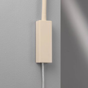 LED nástenné svetlo Sten, piesková farba, výška 61 cm Ovládanie gestami
