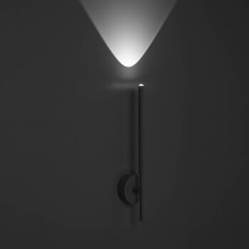 LED nástenné svietidlo Focus, biele 46,5 cm kovové 2-svetelné nastaviteľné