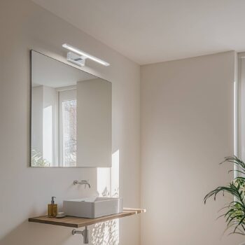 LED nástenné svietidlo Galéria chrómový kov šírka 41,5 cm IP44