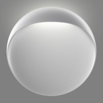 LED nástenné svietidlo Louis Poulsen Flindt, biele, 2 700 K, Ø 30 cm